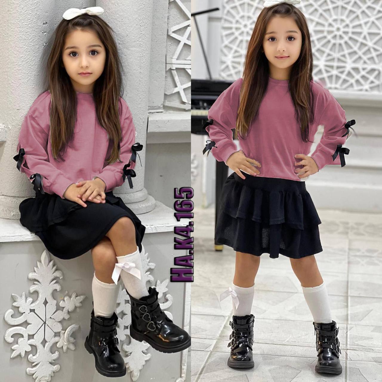 طقم بناتي عصري – أناقة خفيفة بلمسة مميّزة