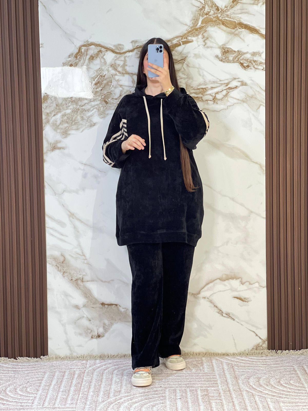 الأناقة والراحة فطقم واحد: قطعتين بألوان متناسقة