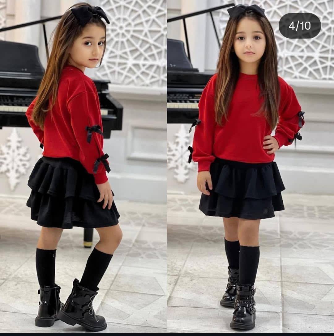 طقم بناتي عصري – أناقة خفيفة بلمسة مميّزة