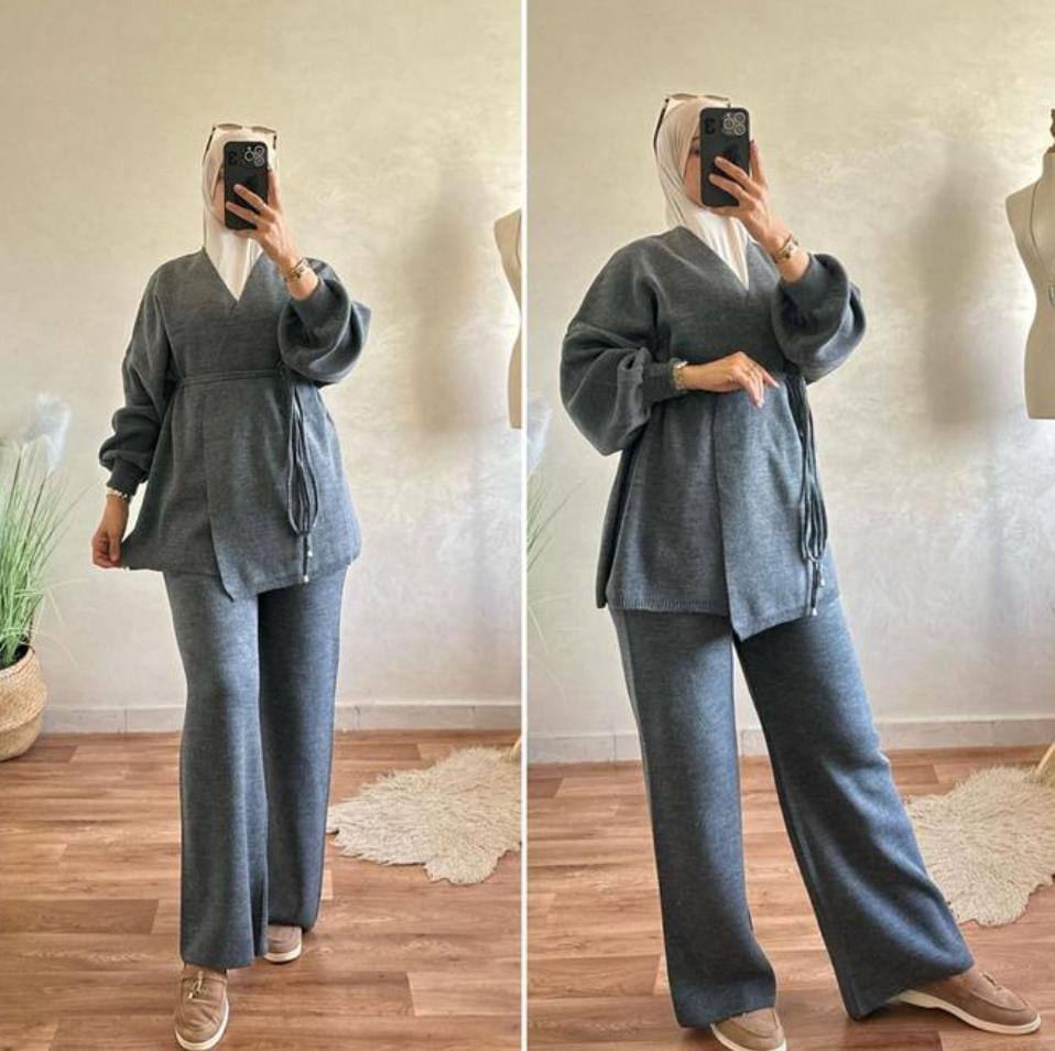 ستايل بلا مجهود… الطقم التركي اللي خطف القلوب