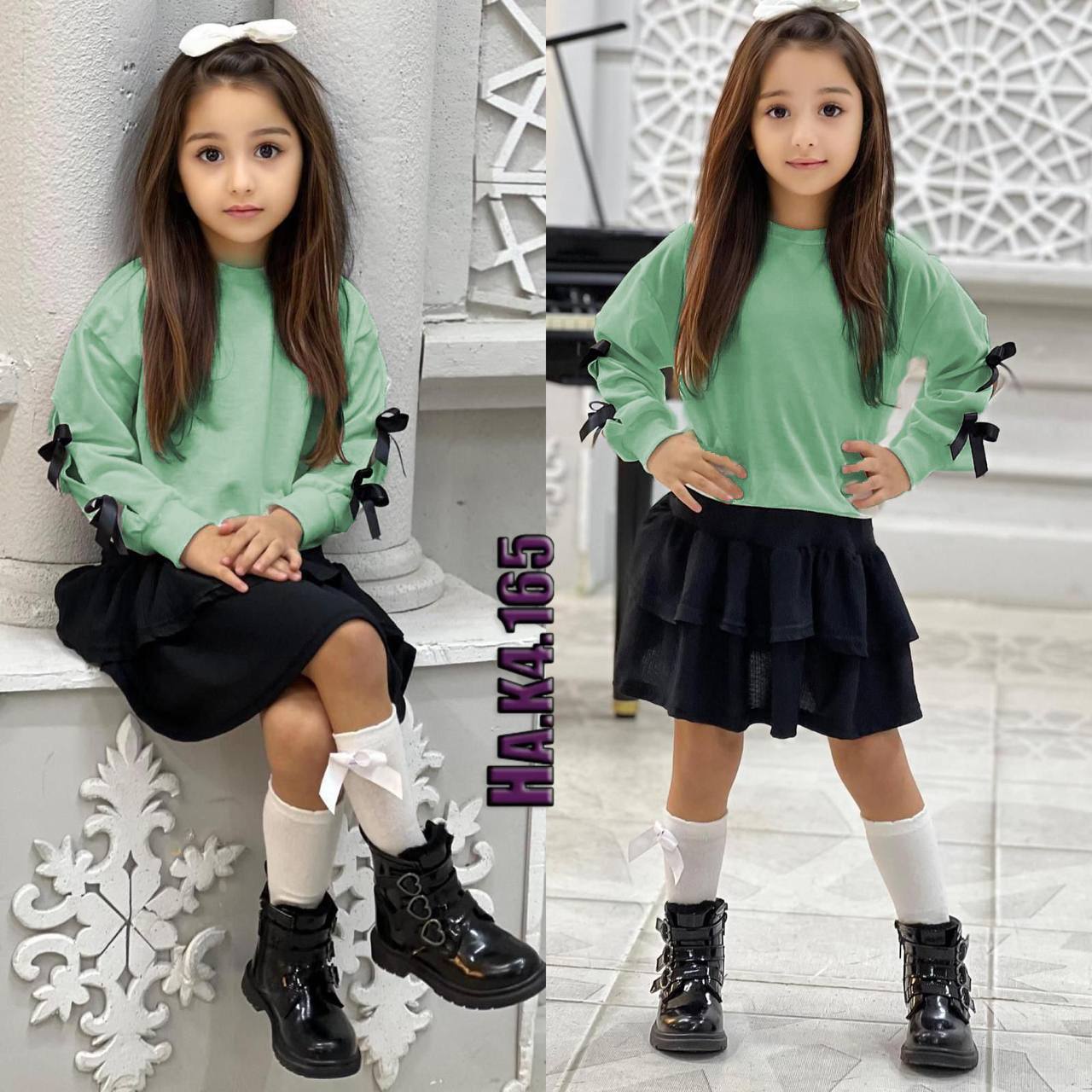 طقم بناتي عصري – أناقة خفيفة بلمسة مميّزة