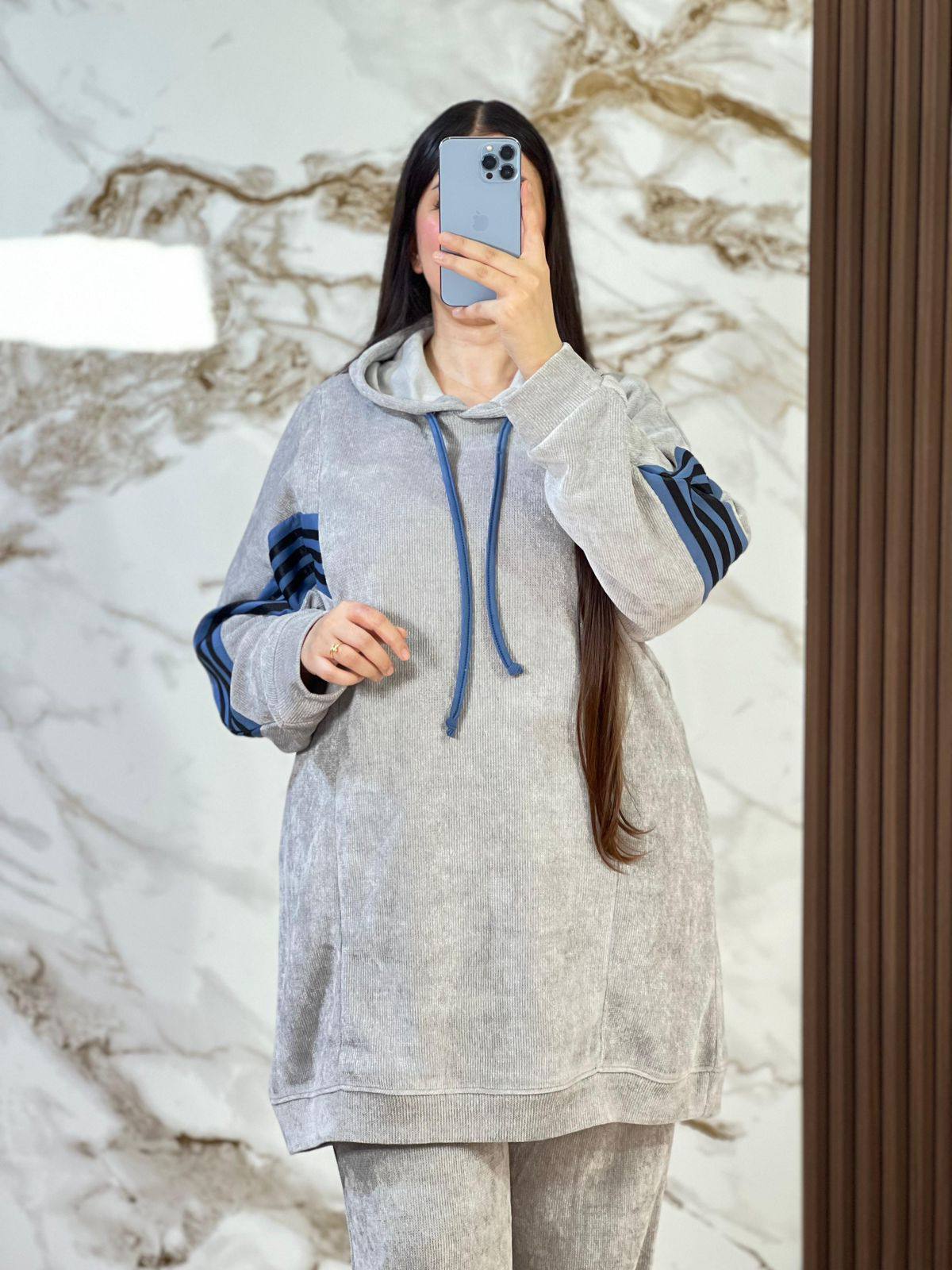 الأناقة والراحة فطقم واحد: قطعتين بألوان متناسقة