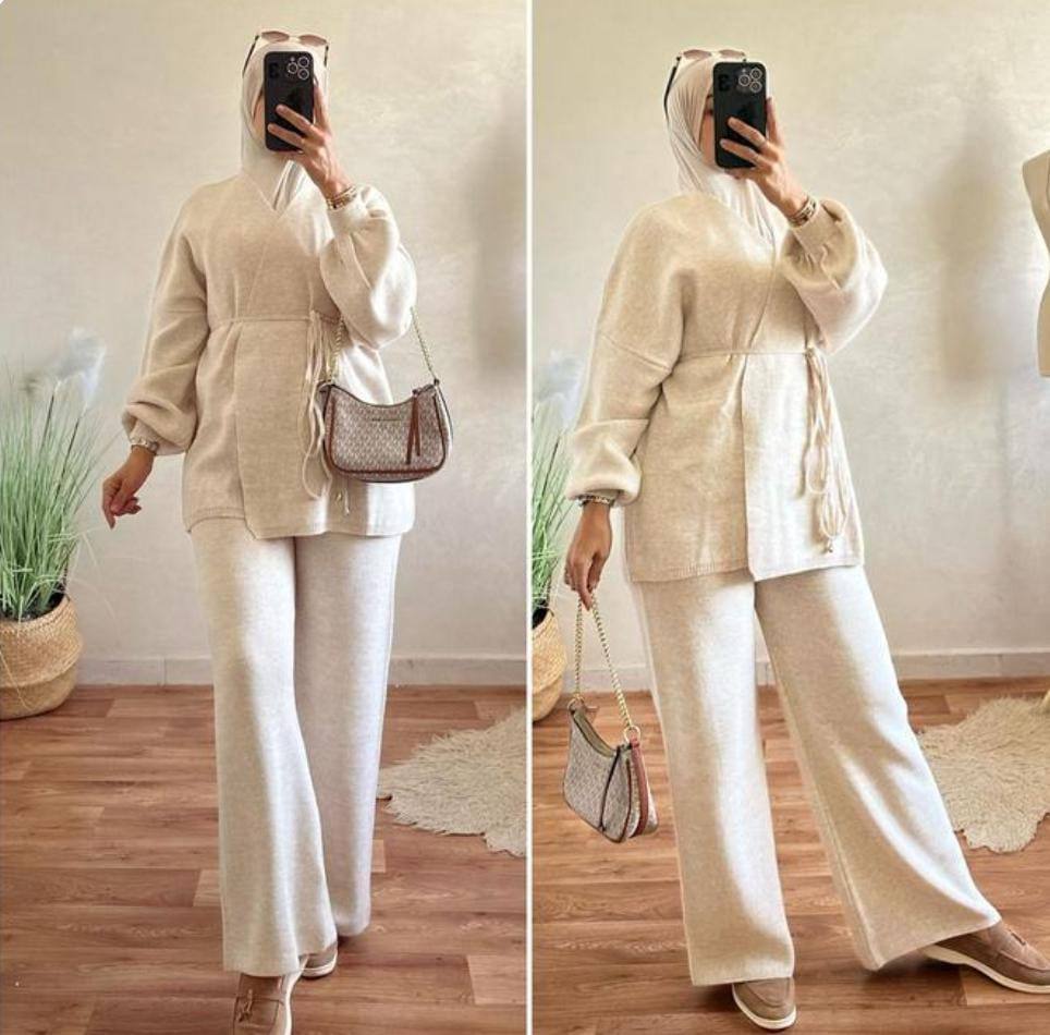 ستايل بلا مجهود… الطقم التركي اللي خطف القلوب